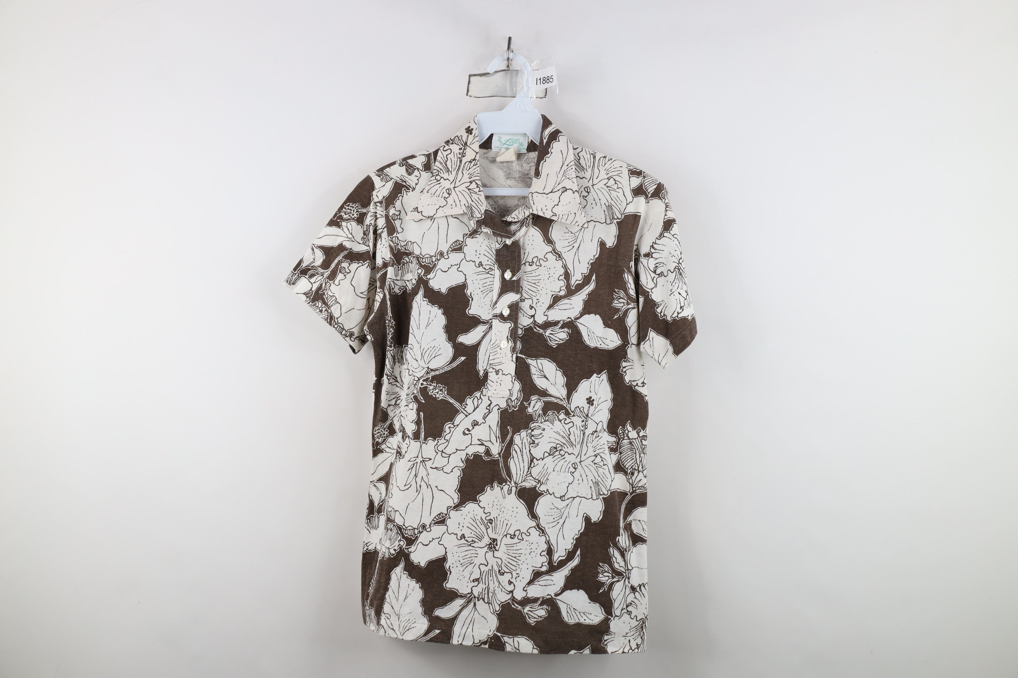 Lilly Pulitzer Vintage 70s The Lilly Lilly Pulitzer Collared Polo Shirt USA Size M / US 6-8 / IT 42-44 - 1 Thumbnail