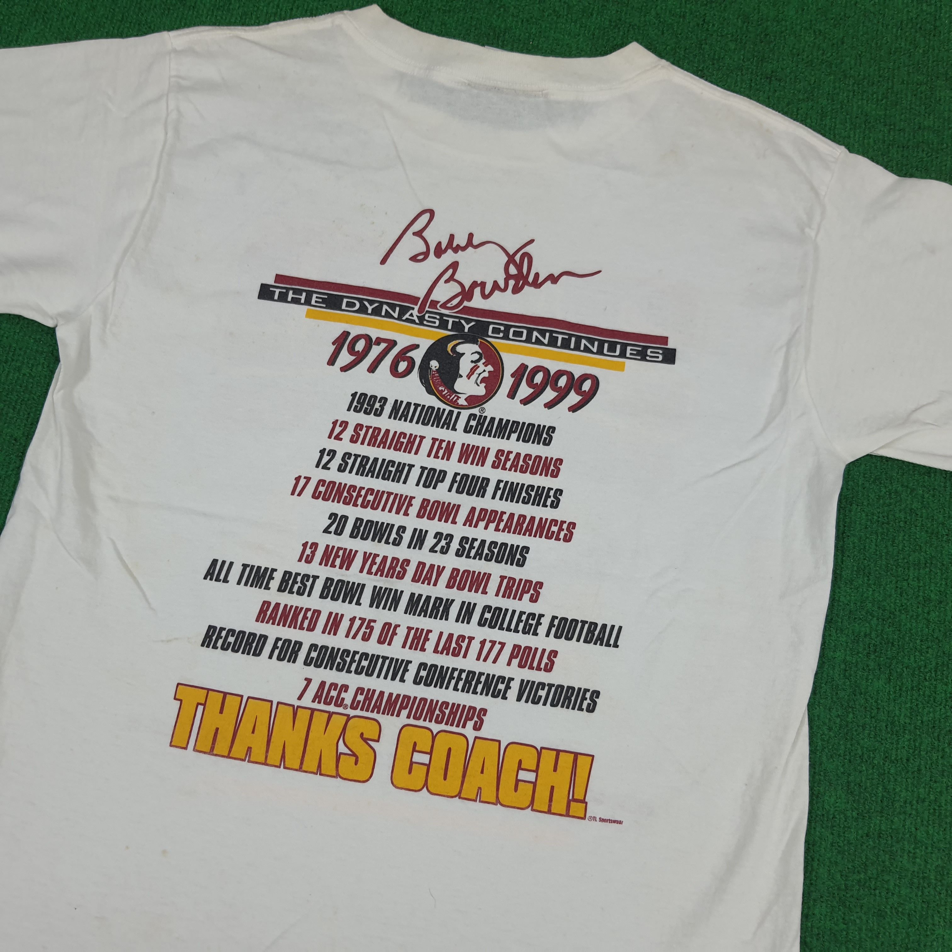 Other Vintage Bobby Bowben American Footballer Coach T-shirt Size US M / EU 48-50 / 2 - 5 Thumbnail