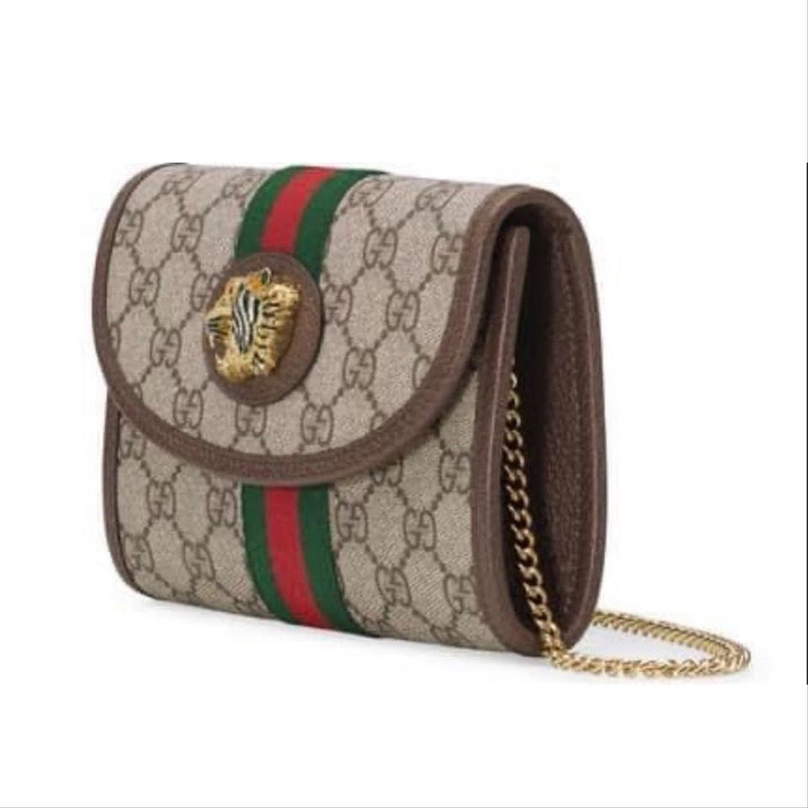 Gucci Rajah tiger crystal embellished GG supreme crossbody bag Size ONE SIZE - 2 Thumbnail