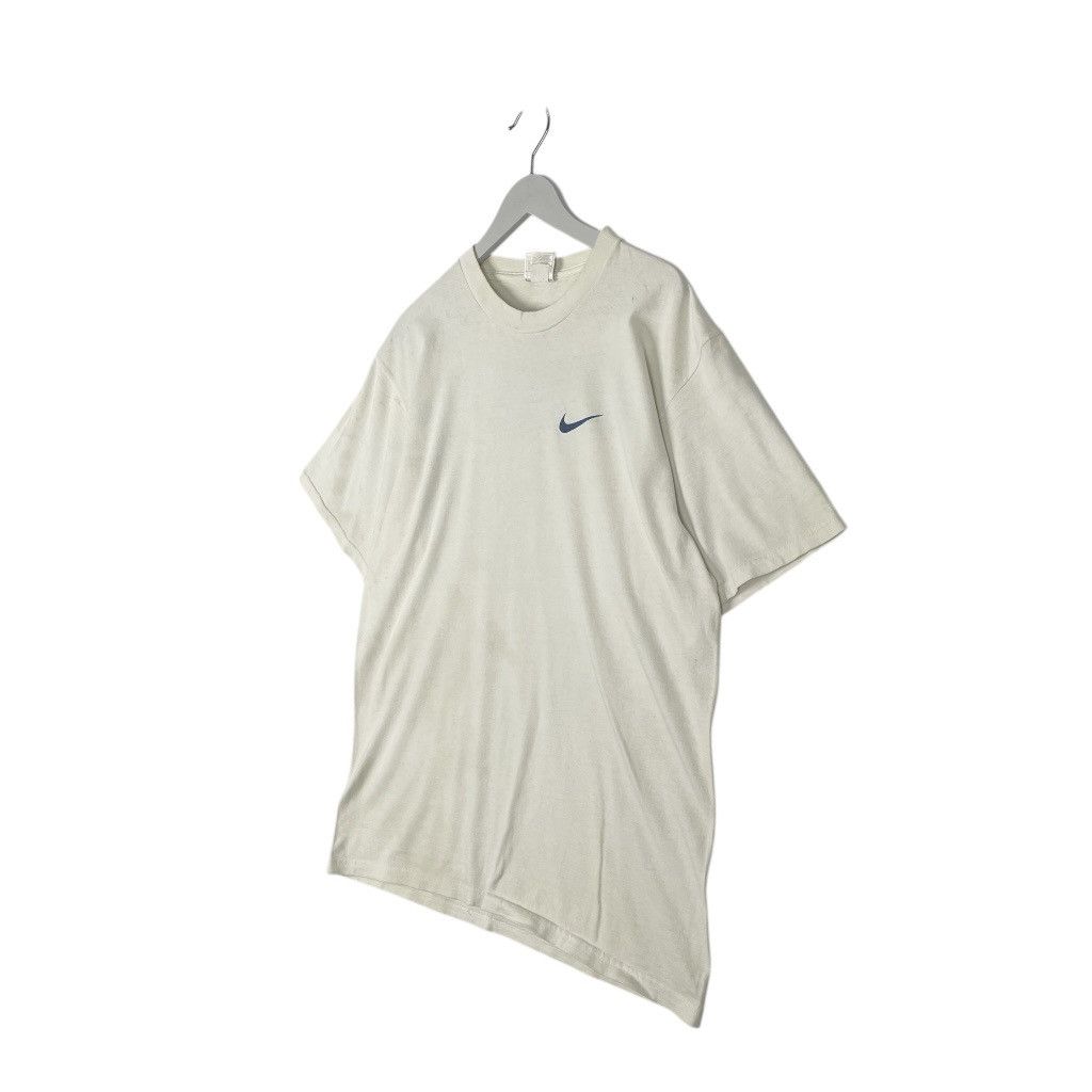 Designer × Vintage vintage Nike Just Do It Block White / Navy Blue / Yellow Size US M / EU 48-50 / 2 - 2 Thumbnail