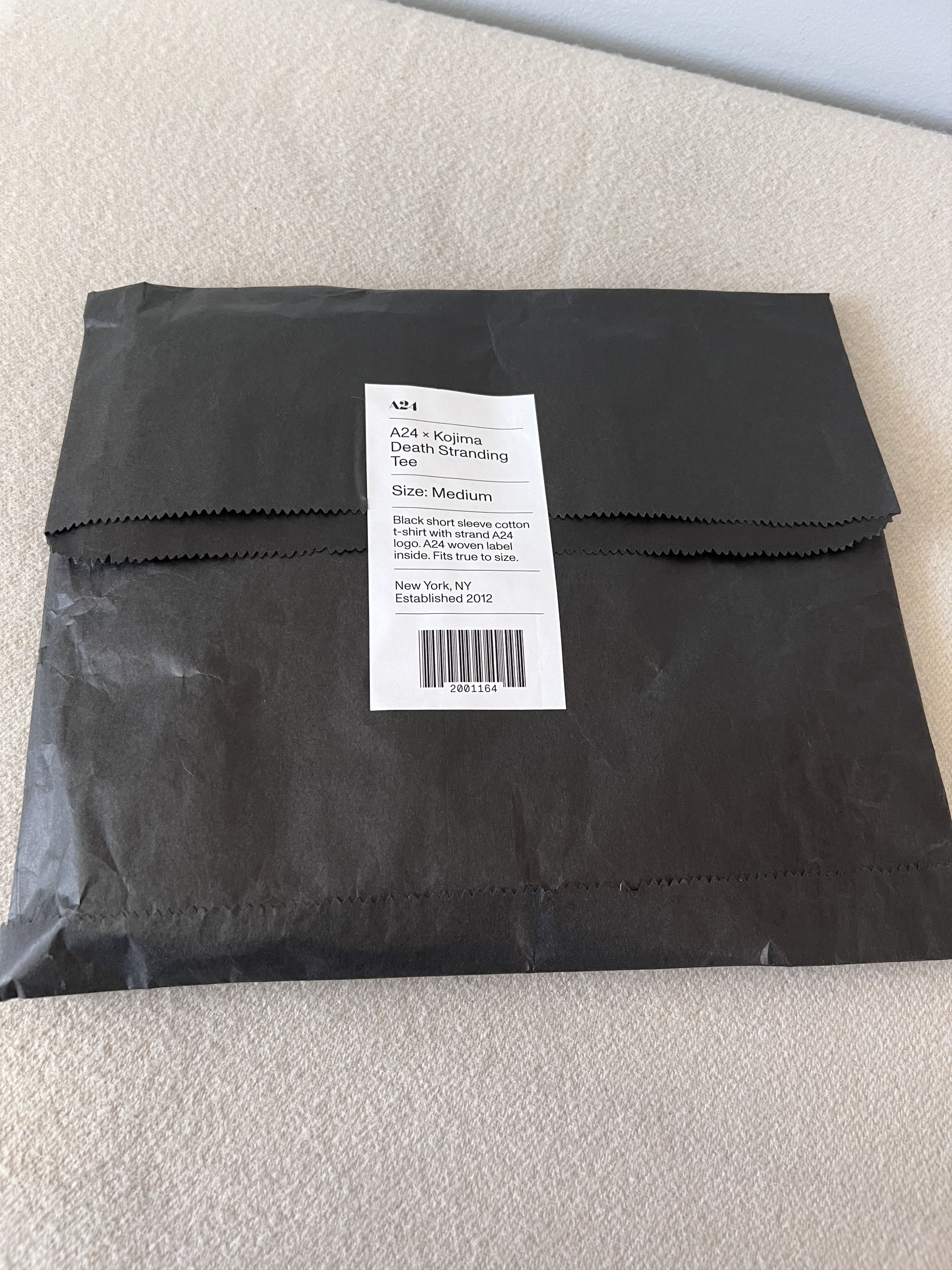 A24 A24 Kojima Death Stranding Tee in Black Size US M / EU 48-50 / 2 - 2 Thumbnail