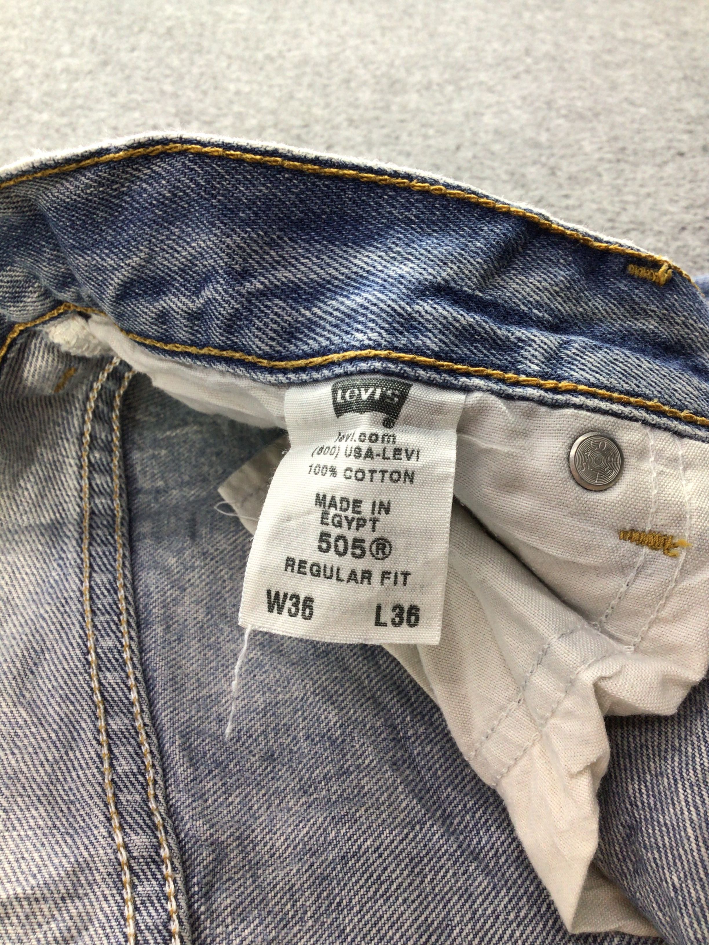 Levi's × Vintage Vintage Levis 505 Jeans-JM623 Size US 37 - 10 Thumbnail