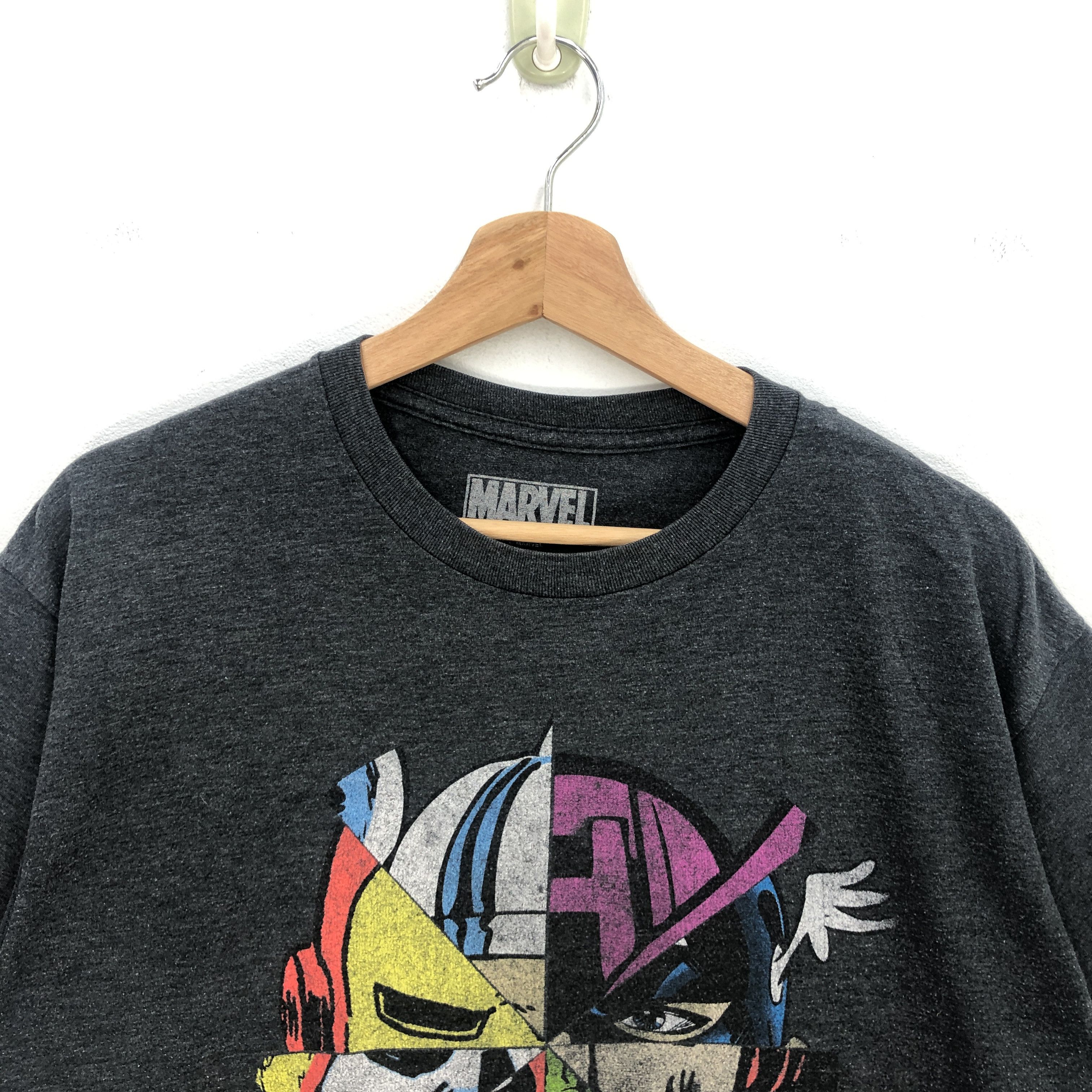 Marvel Comics Vintage Y2K Avenger T Shirt Marvel Movie Comic Crewneck Tees Size US L / EU 52-54 / 3 - 2 Thumbnail