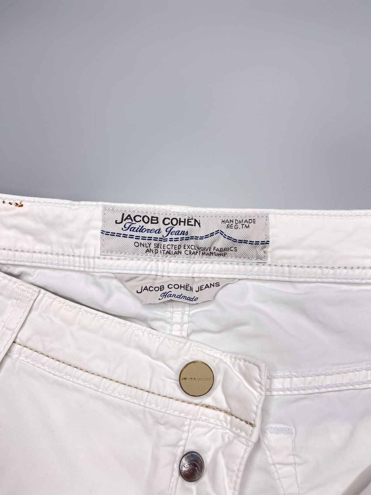 Jacob Cohen Jacob Cohen Luxury White Short Size US 30 / EU 46 - 10 Thumbnail