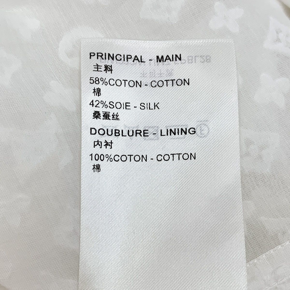 Louis Vuitton Louis Vuitton 23 Logo Embossed Full Print Cotton Shirt, Size XS / US 0-2 / IT 36-38 - 7 Thumbnail