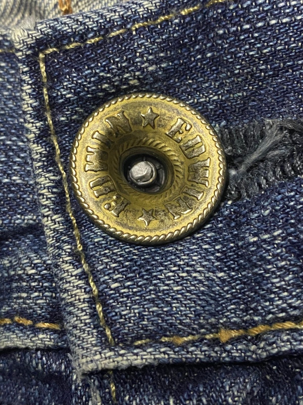 Junya Watanabe Vintage Japanese Brand Edwin 424XV Heavy Faded Baggy Jeans Size US 37 - 10 Thumbnail