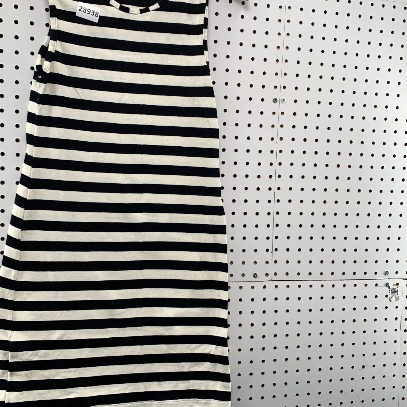 Vintage Officine Generale Striped Mini Shirt Dress Womens M Black Striped 14X34 T-Shirt Dress Size M / US 6-8 / IT 42-44 - 5 Thumbnail