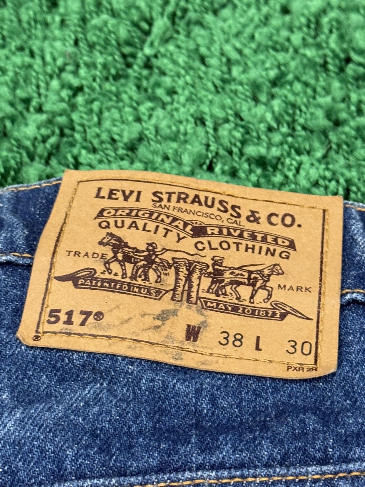 Levi's × Vintage Vintage Levi 517 Orange Tab Stone Wash Denim Jeans 38 Acid Size US 38 / EU 54 - 5 Thumbnail