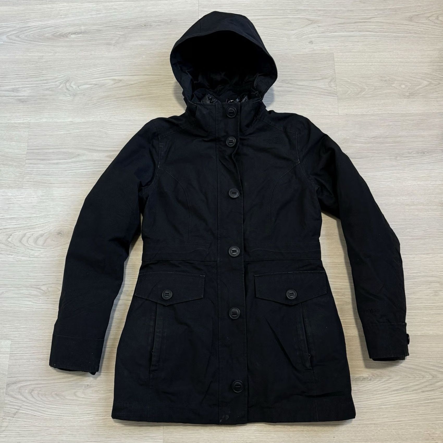 The North Face The North Face Hyvent Down Jacket 2 In 1 Insulated Button Flap Size XS Women’s Black Size XS / US 0-2 / IT 36-38 - 2 Thumbnail