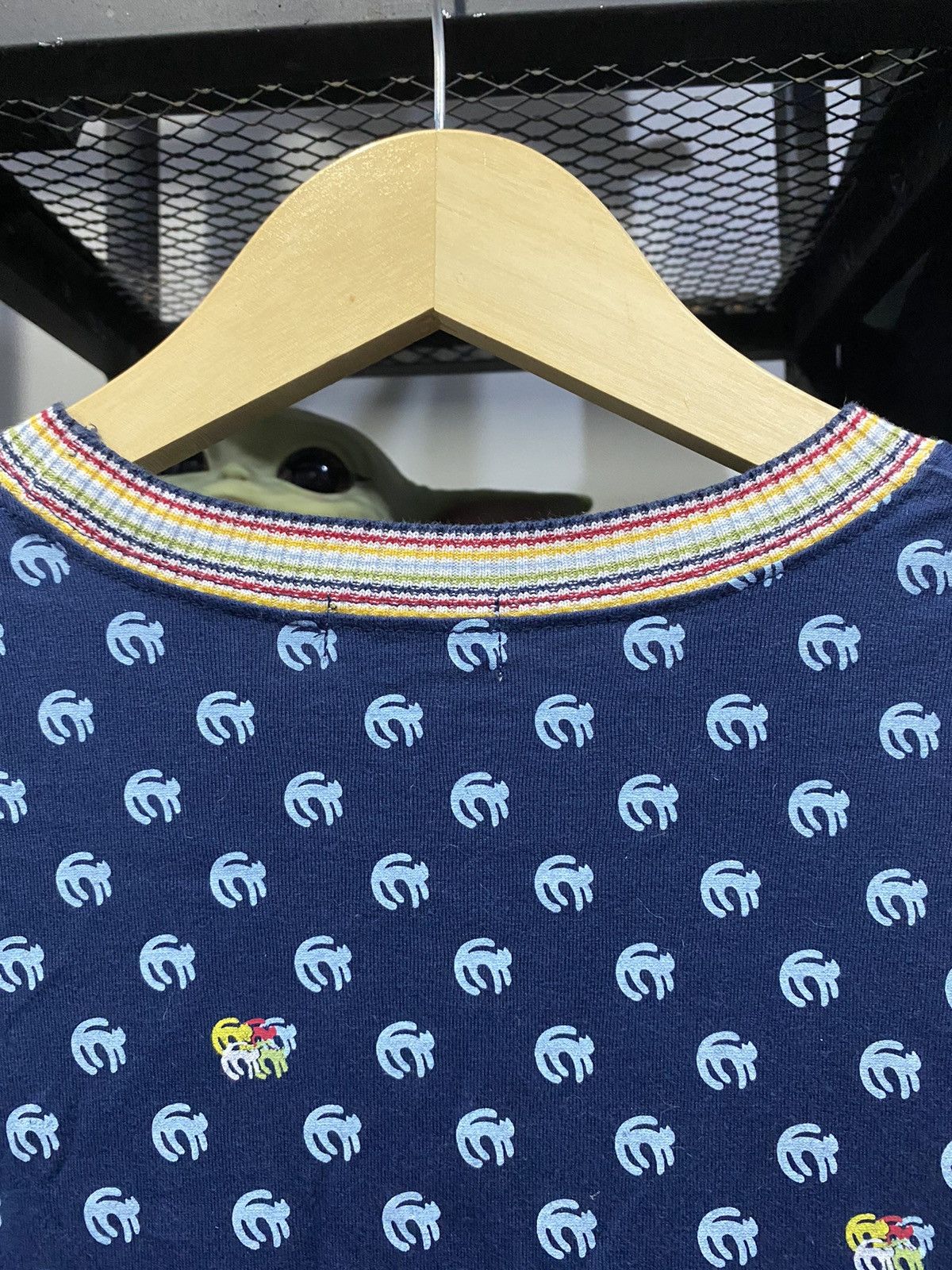 Japanese Brand Puffin Mam Cats All Over Print Ringer Tshirt Japanese Style Size US XL / EU 56 / 4 - 11 Thumbnail