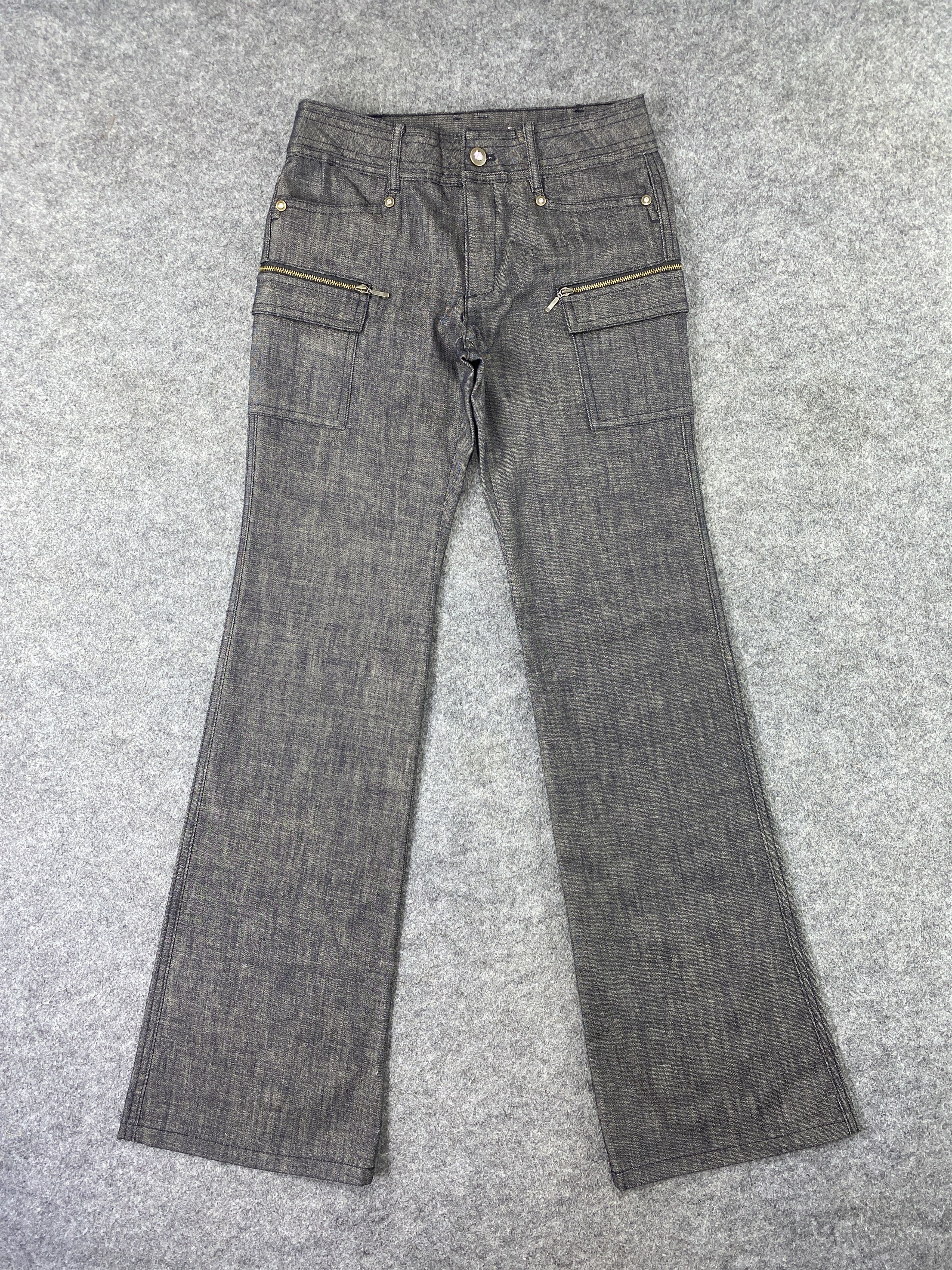 Japanese Brand Japanese Brand Multi Pocket Flare Pants - J1121 Size 26" / US 2 / IT 38 - 1 Thumbnail