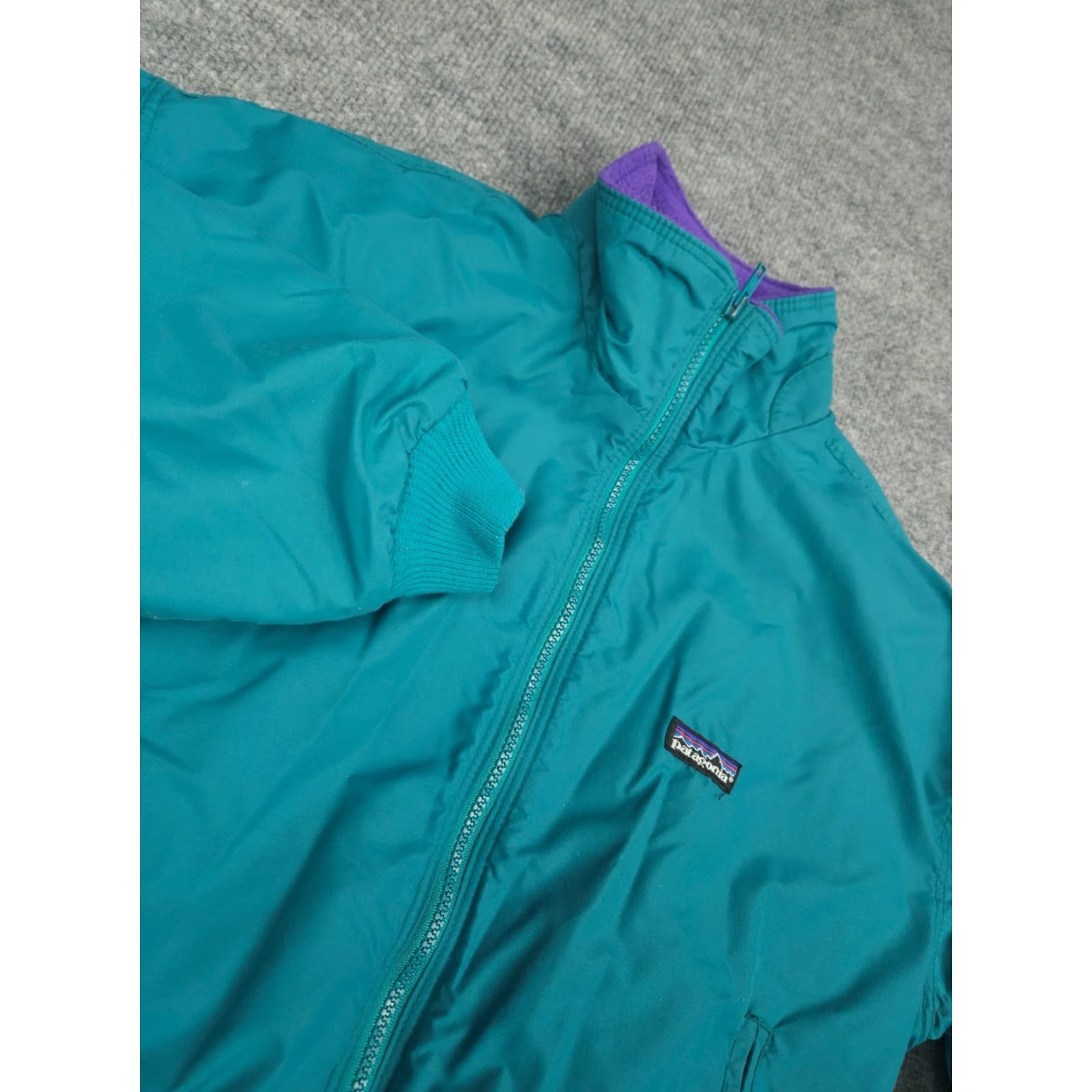 Patagonia VINTAGE Patagonia Jacket Women's 8 Green Fleece Lined Made USA Full Zip Size M / US 6-8 / IT 42-44 - 4 Thumbnail