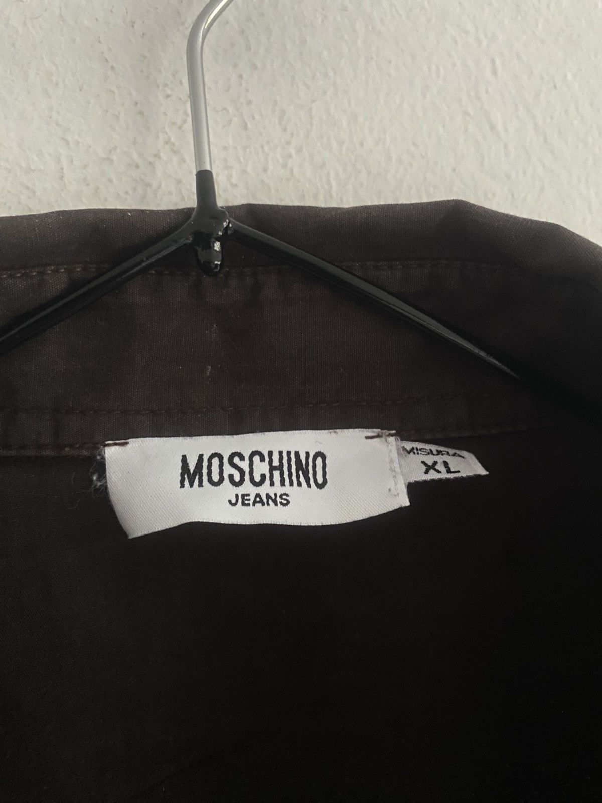 Designer × Moschino × Vintage Vintage Moschino Dark Brown Corduroy Pockets Shirt Size US XL / EU 56 / 4 - 3 Thumbnail