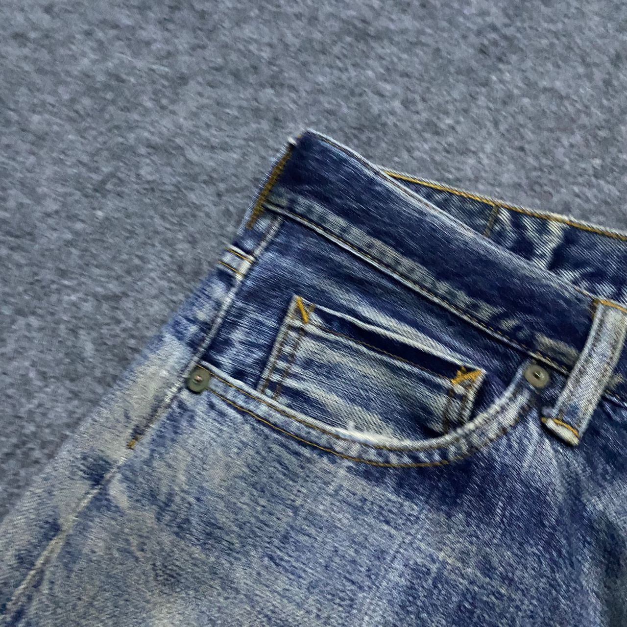 If Six Was Nine Vintage Standard California Selvegde Distressed Denim Size US 32 / EU 48 - 6 Thumbnail