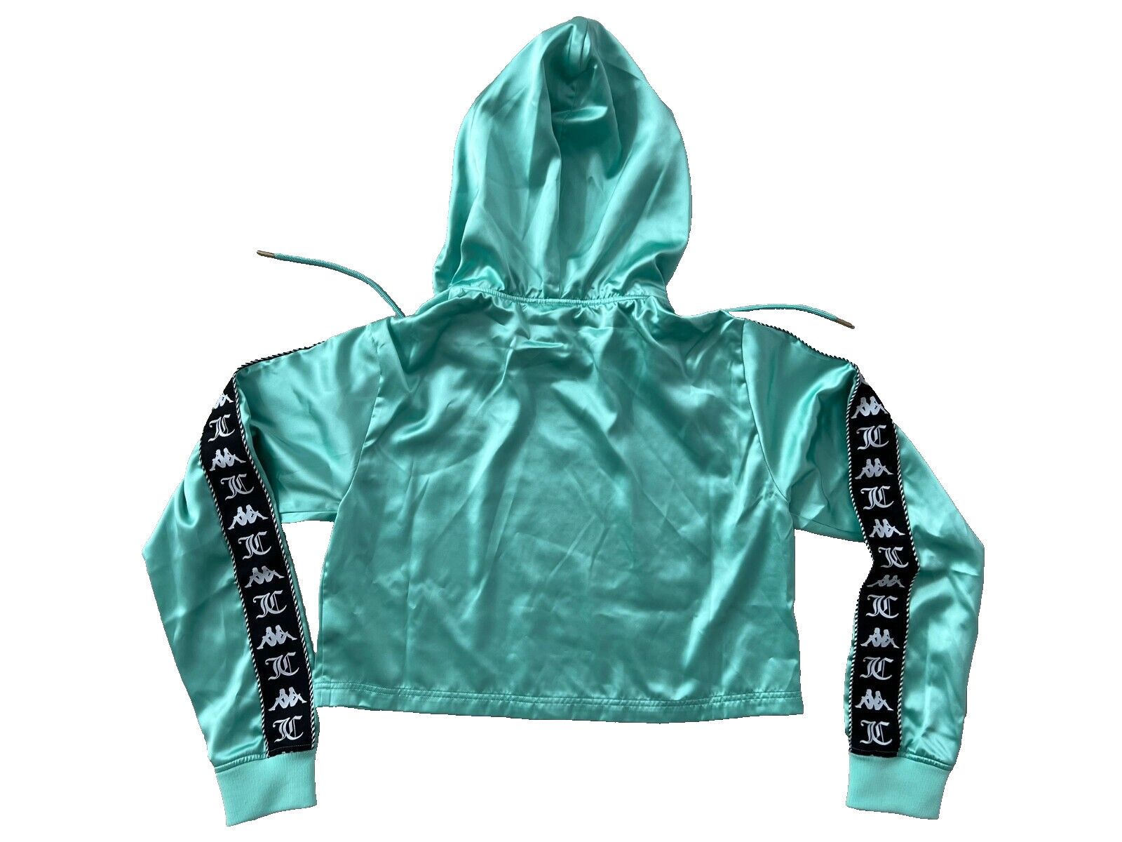 Juicy Couture Kappa x Juicy Couture Eres Crop Satin Hoodie Mint ( XL ) Size XL / US 12-14 / IT 48-50 - 5 Thumbnail