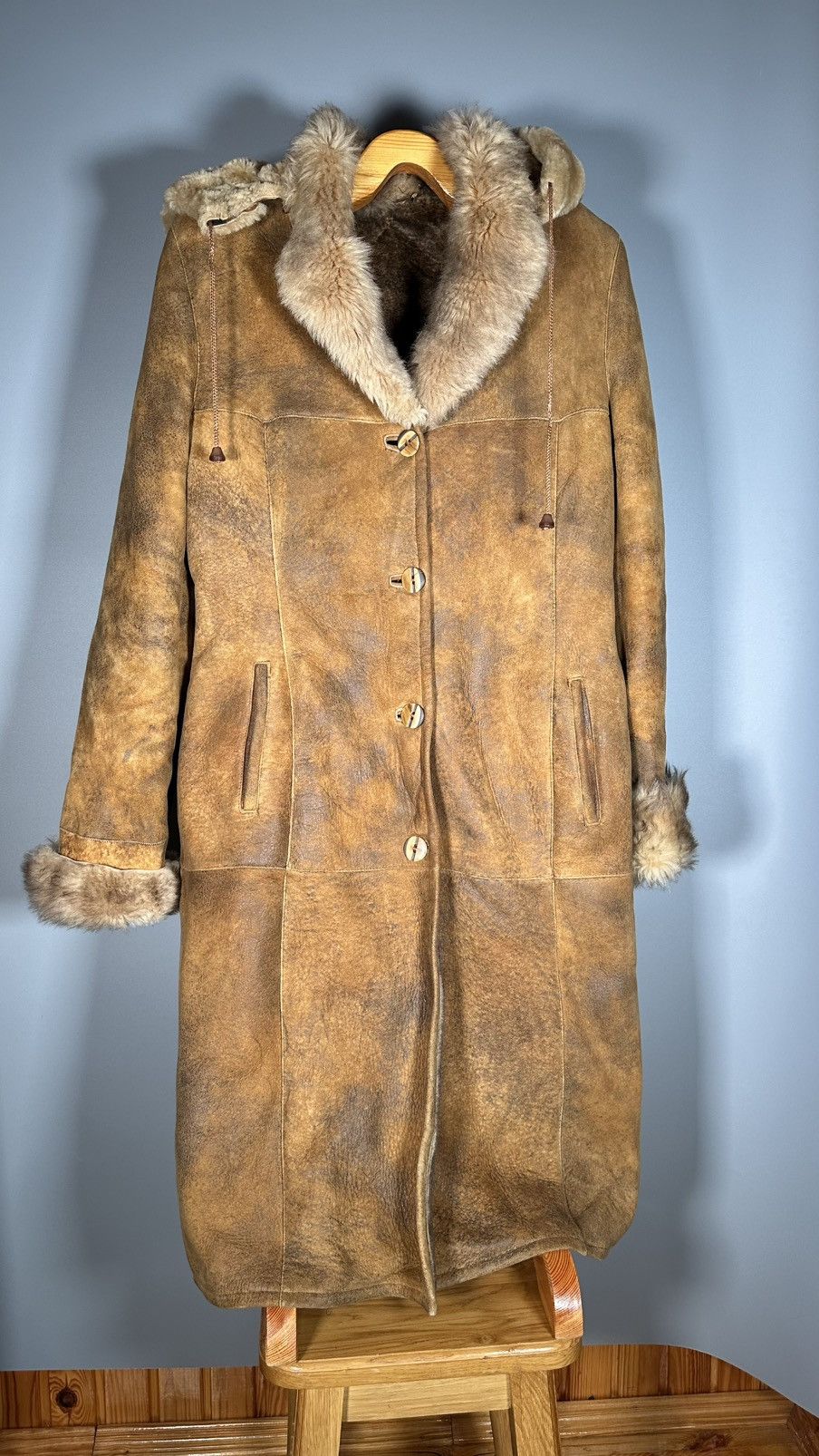 Vintage Vintage women sheepskin 100% coat Size M / US 6-8 / IT 42-44 - 2 Thumbnail