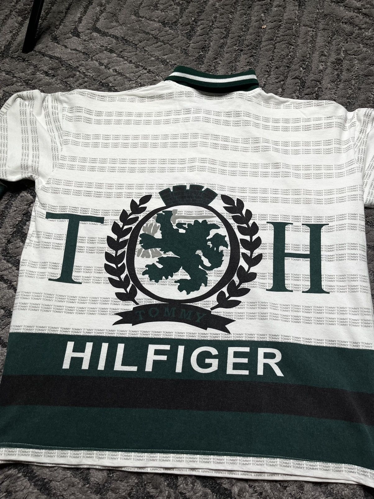 Vintage Vintage Grey Longsleeve T-shirt Tee Bootleg Tommy Hilfiger Size US XL / EU 56 / 4 - 6 Thumbnail