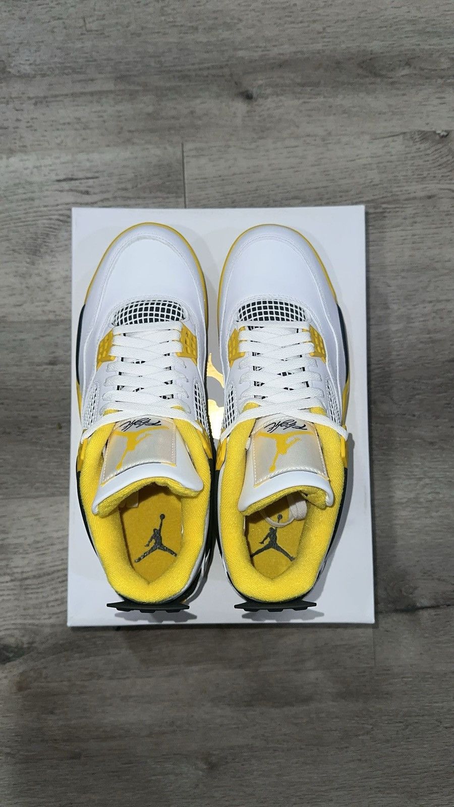 Jordan Brand Jordan 4 Retro Vivid Sulfur👟 Size US 11 / IT 41 - 4 Thumbnail