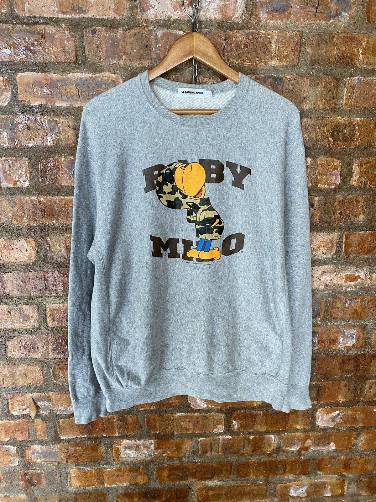 Bape Baby Milo Crewneck Size US L / EU 52-54 / 3 - 2 Thumbnail