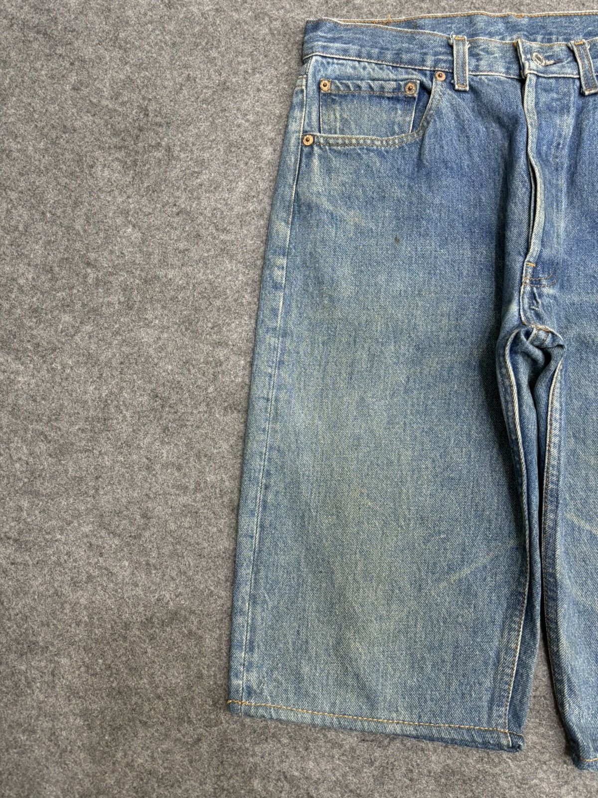 Levi's 💥Vintage 90s💥Vintage Levis 501xx Original Short Denim F517 Size US 30 / EU 46 - 6 Thumbnail