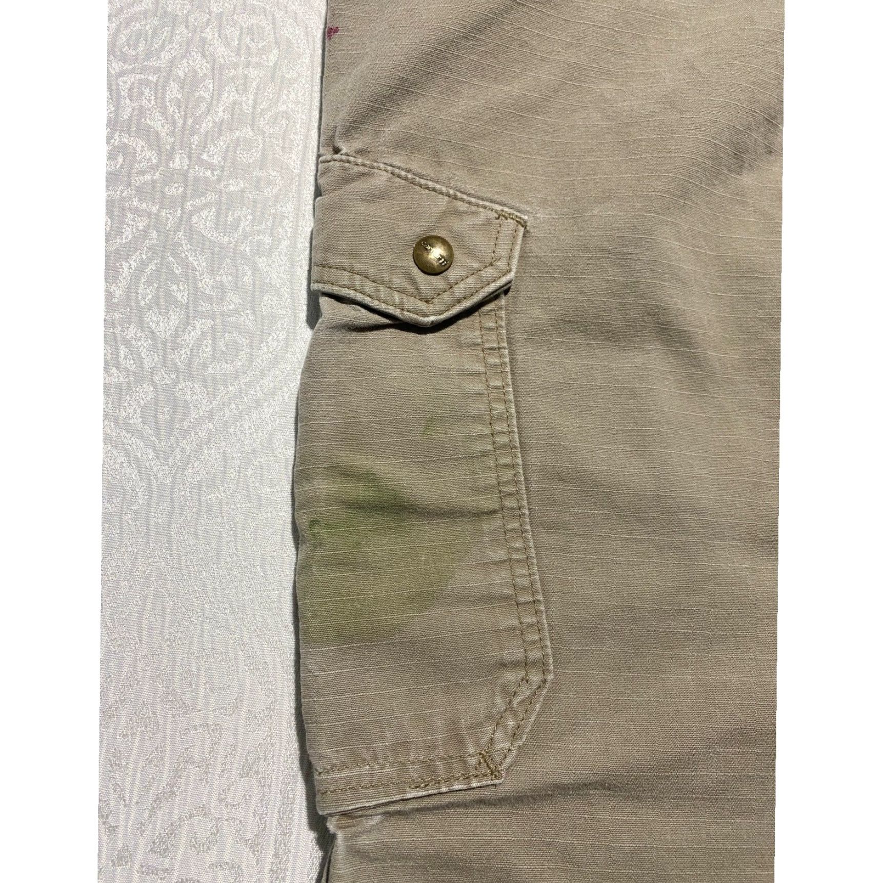 Carhartt VINTAGE Carhartt B342 Double Knee Relaxed Fit Ripstop Cargo Work Pants Tan Mens 38x34 Size US 38 / EU 54 - 5 Thumbnail
