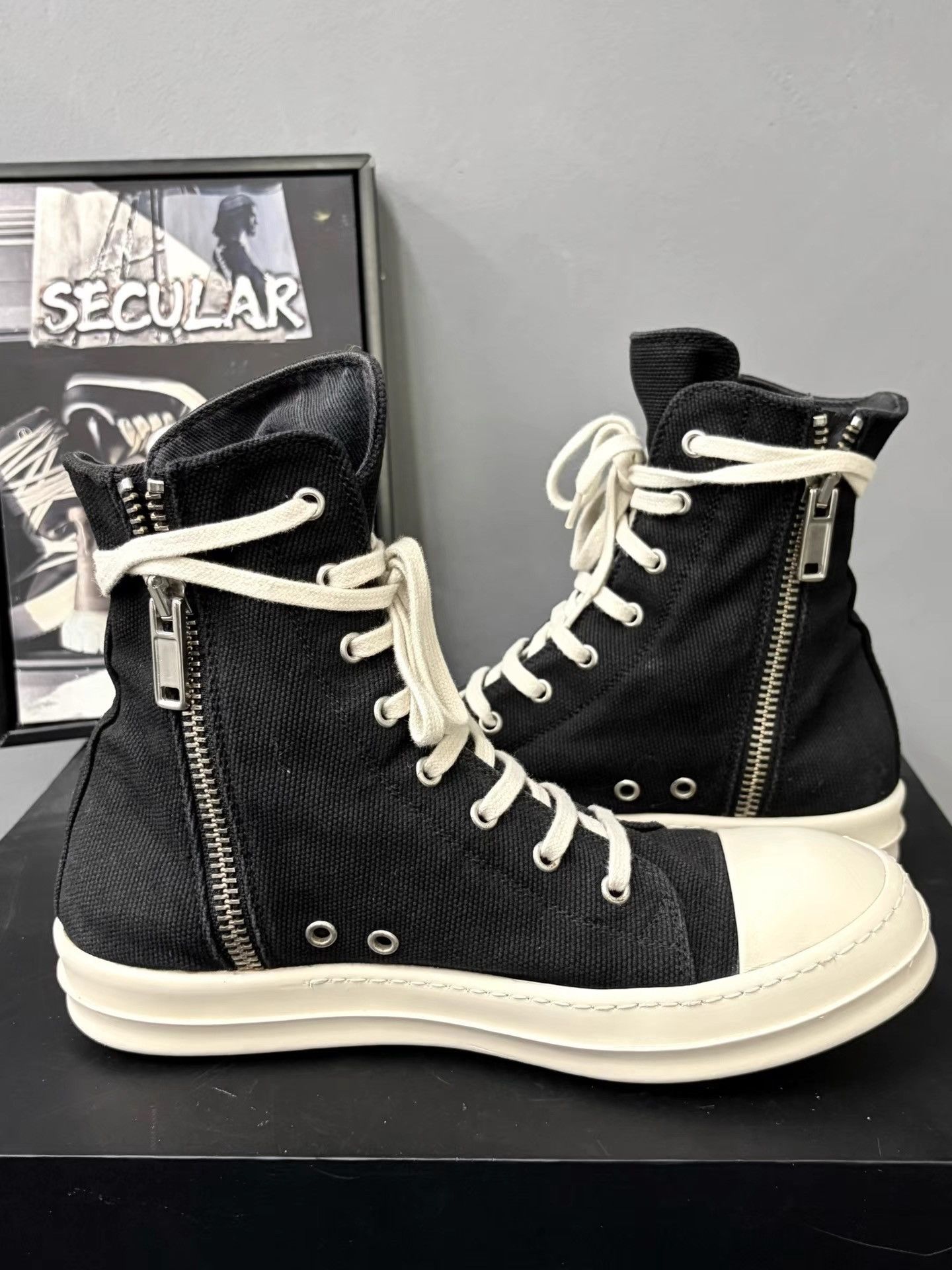 Rick Owens Rick Owens Drkshdw Jumbo Sneakers K34 Size US 7 / EU 40 - 6 Thumbnail