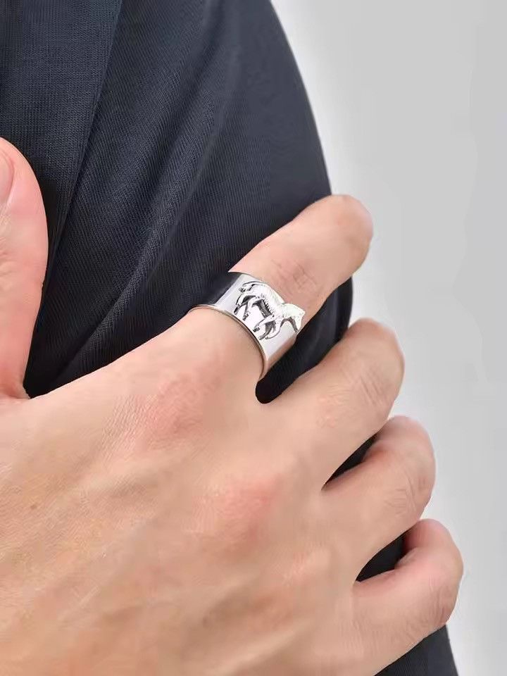 Jewelry Horse Open Ring Size ONE SIZE - 2 Thumbnail