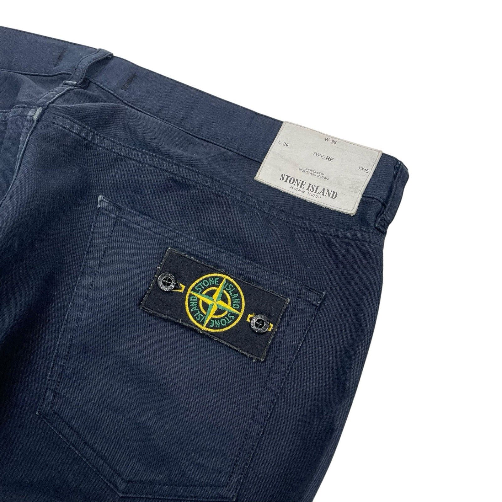 Stone Island Stone Island Chinos Trousers Navy Blue Chino W38 L27 Size US 38 / EU 54 - 2 Thumbnail