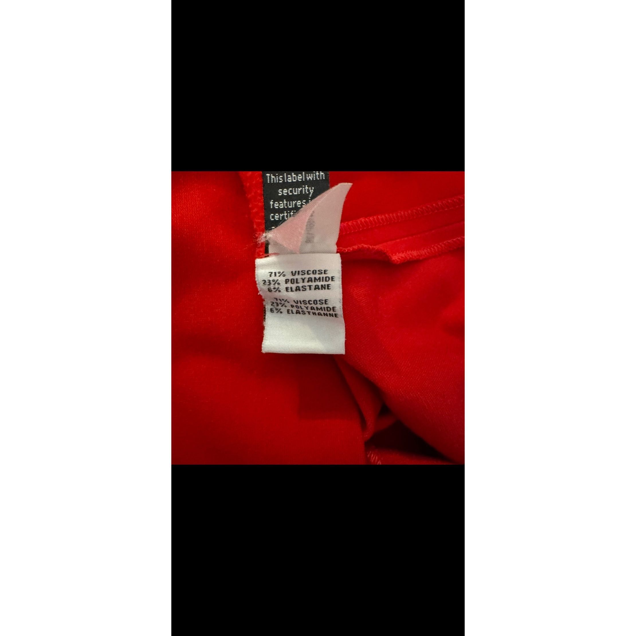 Diane von Furstenberg Diane von Furstenberg Red Pencil Skirt Women’s 12 Zip Back K Size 34" / US 12 / IT 48 - 4 Thumbnail