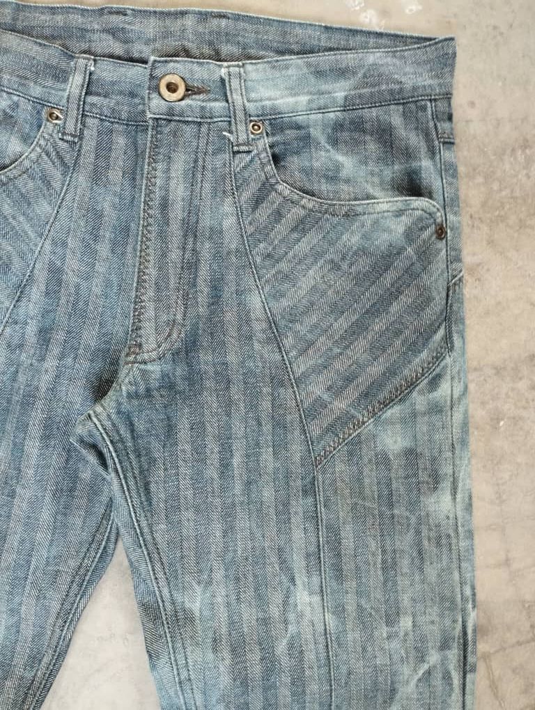 Tornado Mart Flare Jeans Made In Japan Rupert Edge Lightning Wash Jeans Size US 29 - 3 Thumbnail