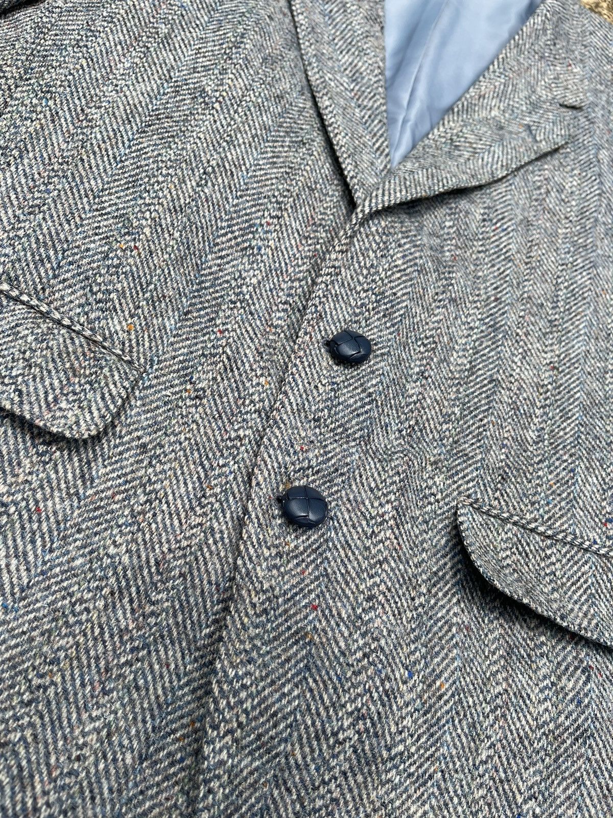 Designer Harris Tweed Handwoven Blazer Jacket Made for Pitlochry Size US M / EU 48-50 / 2 - 3 Thumbnail