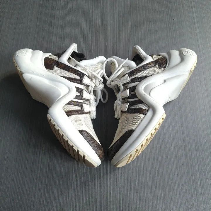 Louis Vuitton Louis Vuitton Archlight White Sport Sneakers -2508 Size US 6 / IT 36 - 6 Thumbnail