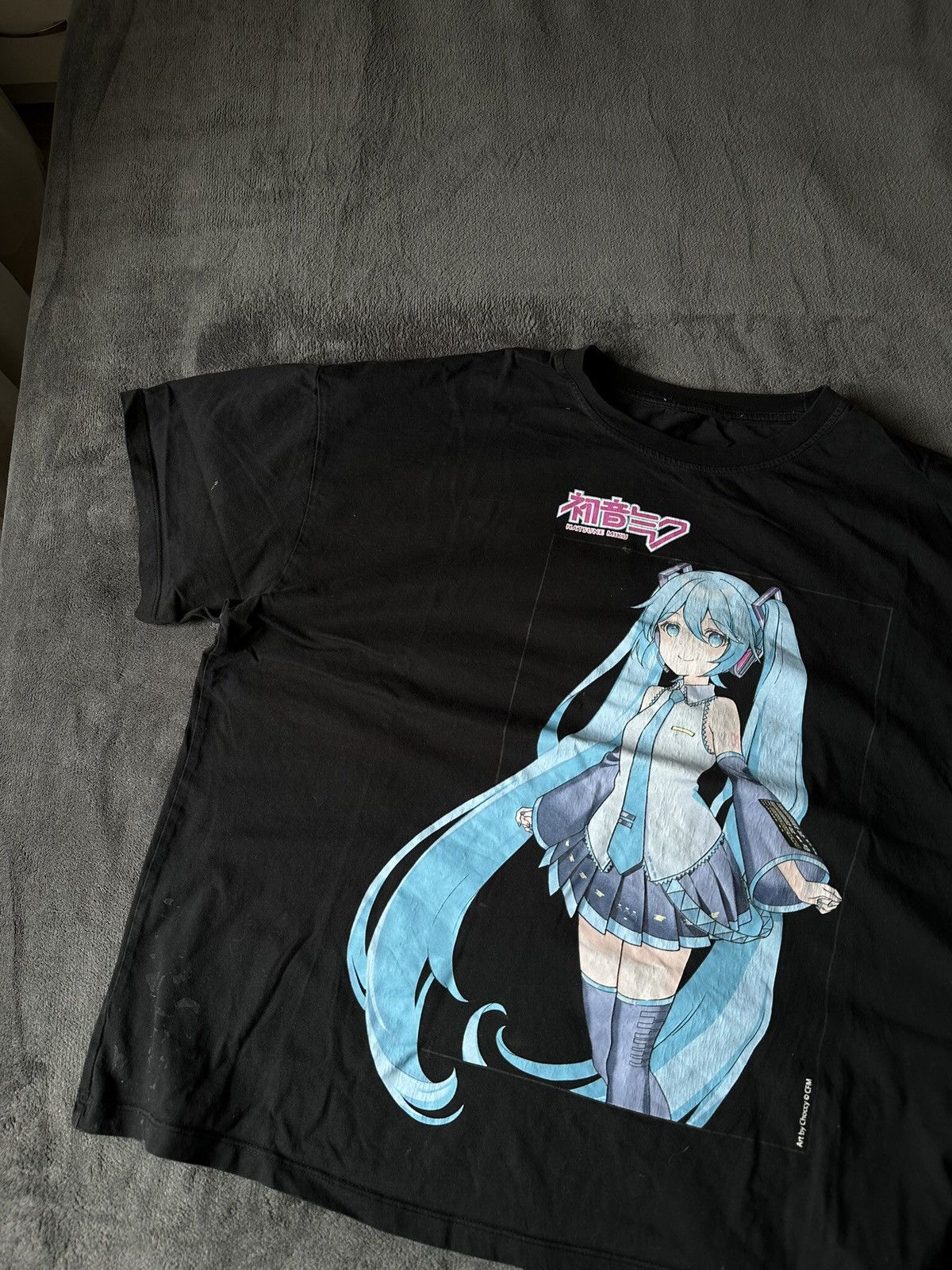 Japanese Brand × Vintage Vintage Hatsune Miku T-Shirt Anime Size US XL / EU 56 / 4 - 2 Thumbnail