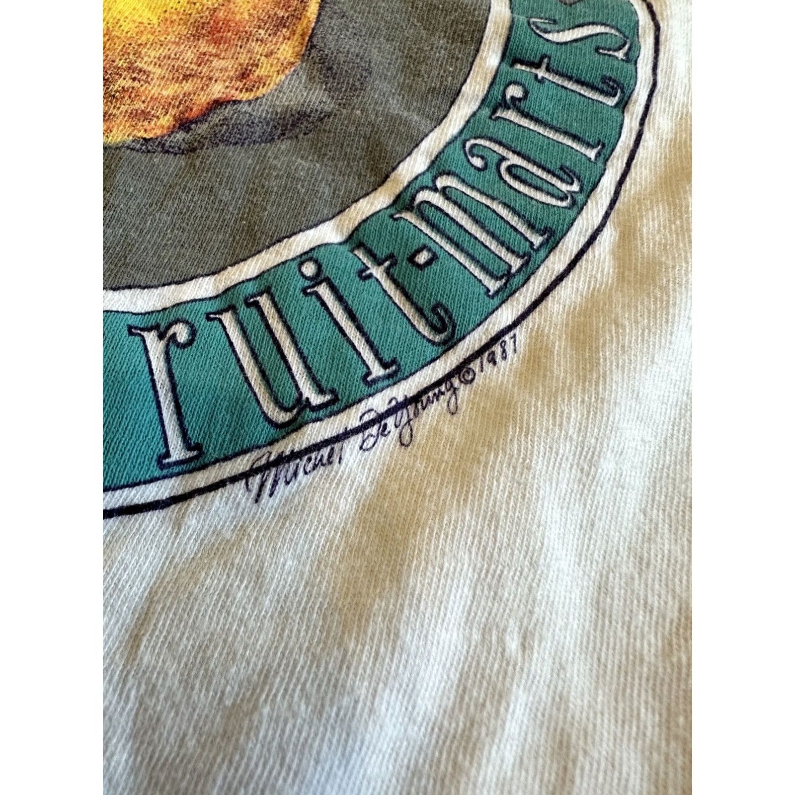 Vintage VINTAGE Uncle Bob’s Roadside Fruit Marts T Shirt Medium 1987 Jansport White 80s Men's M Size US M / EU 48-50 / 2 - 5 Thumbnail