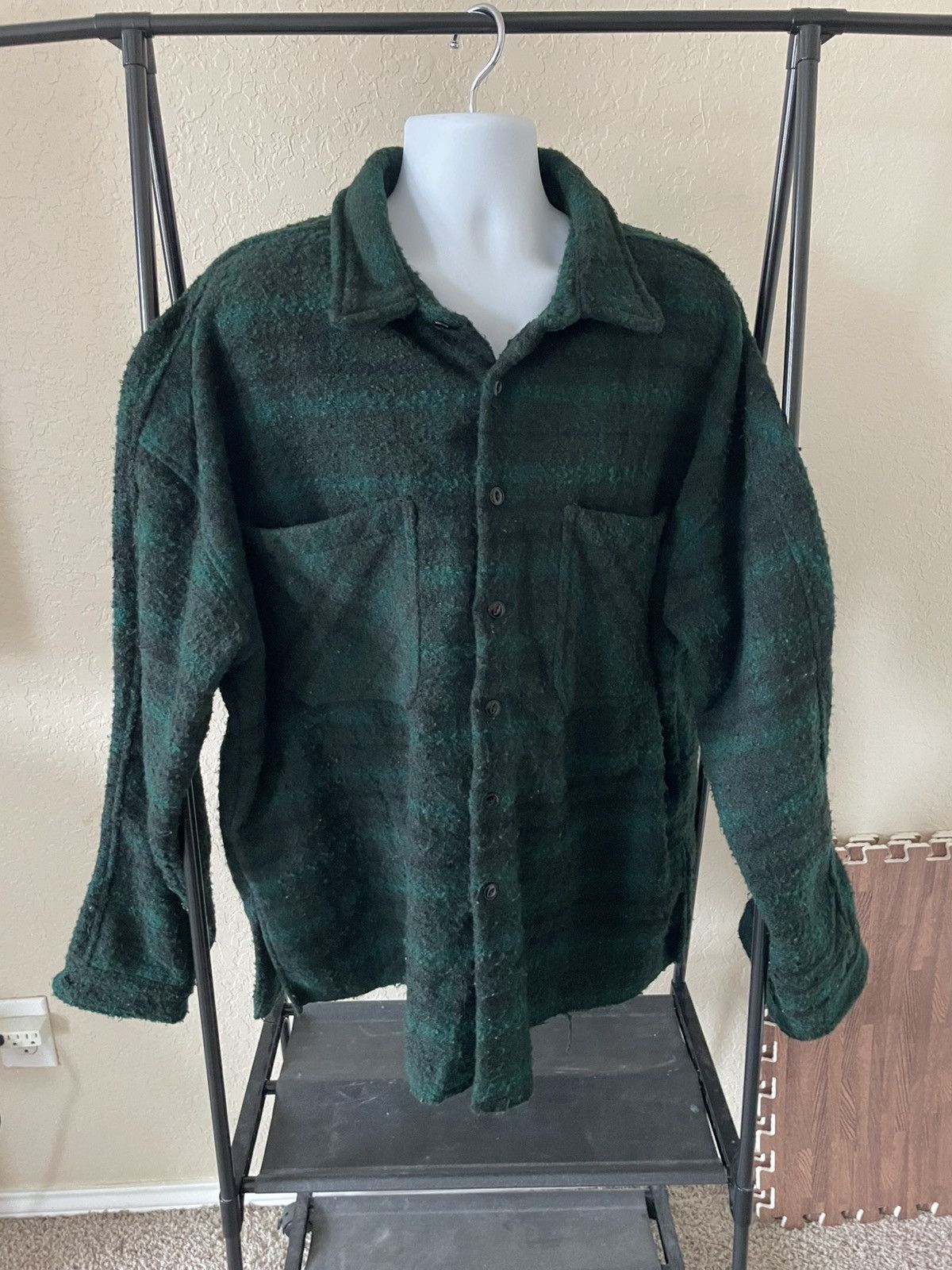 MNML Plaid Flannel Shirt Jacket Size US XXL / EU 58 / 5 - 2 Thumbnail