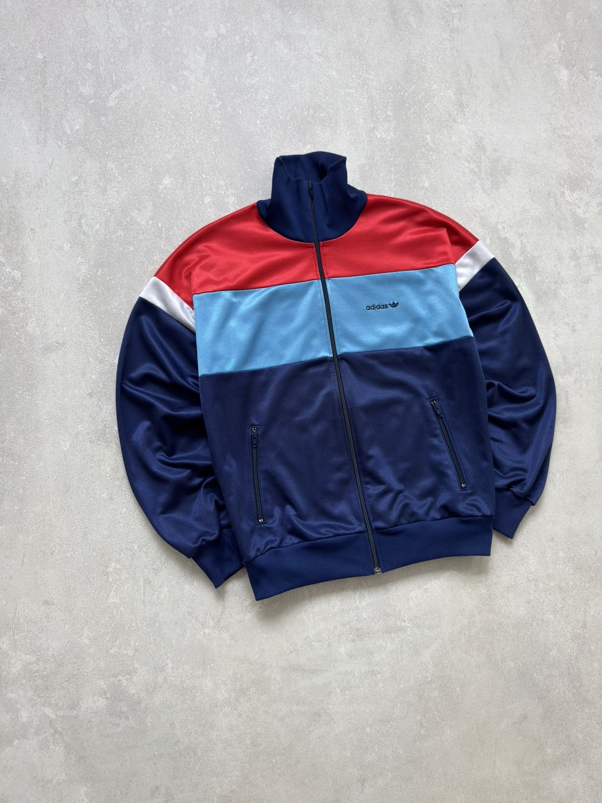 Adidas Vintage Adidas 90s Track Top Olympic Jacket Made In Austria Size US S / EU 44-46 / 1 - 5 Thumbnail