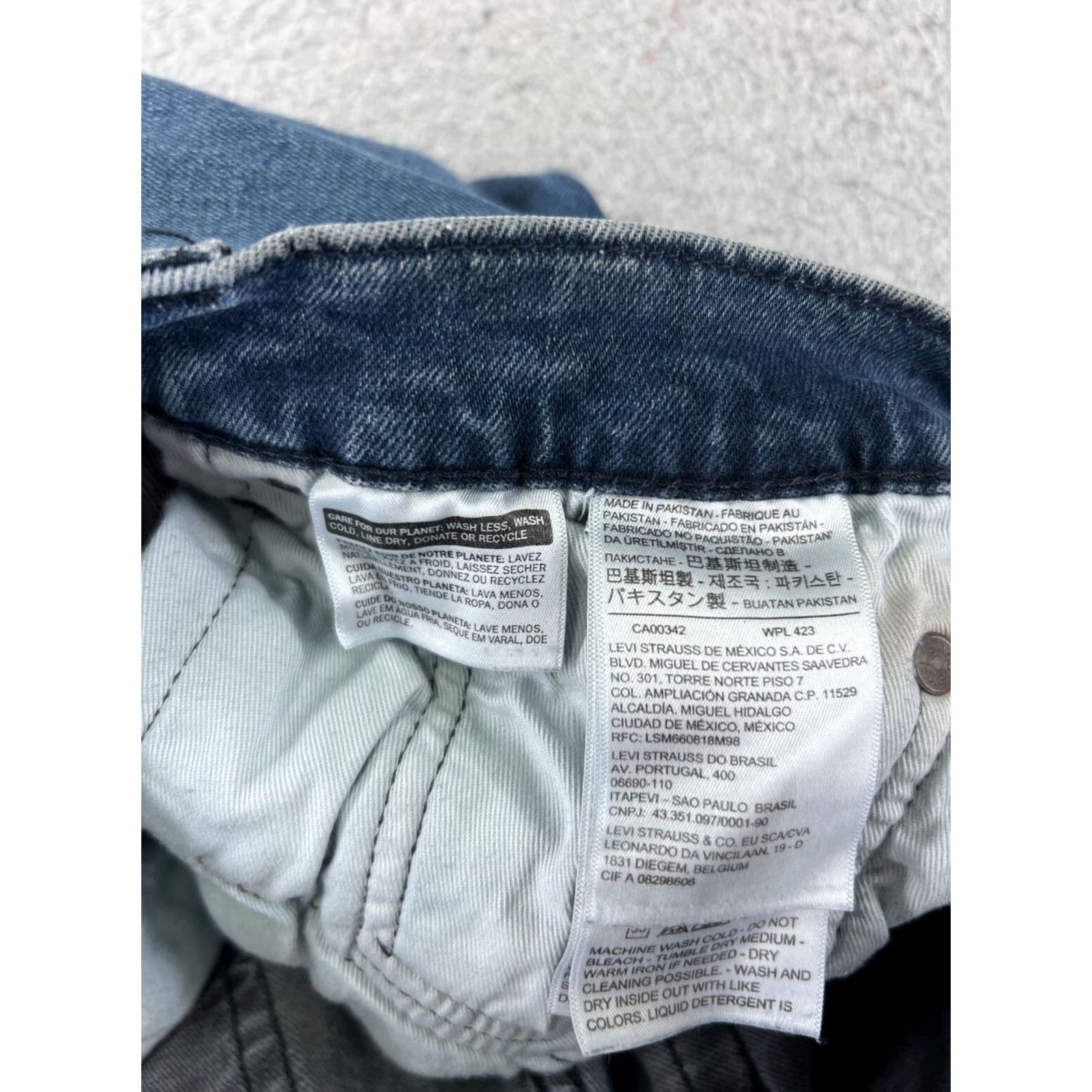 Levi's Levi's Jeans Adult 32 Blue Denim 512 Premium Big E Slim Tapered 30x28 Size US 32 / EU 48 - 7 Thumbnail