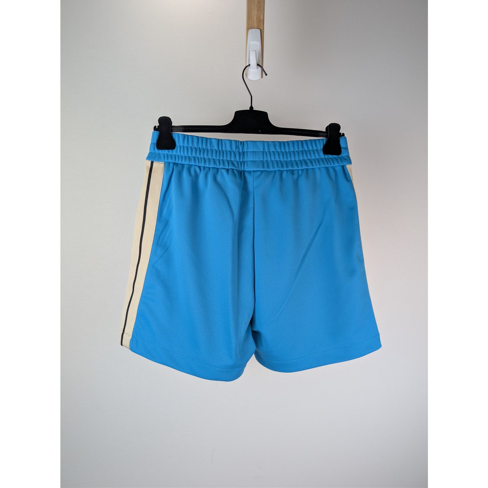 Palm Angels o1rshd1 Classic Logo Track Shorts in Light Blue / Off-White Size US 34 / EU 50 - 9 Thumbnail