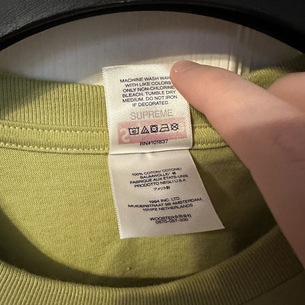 Supreme Supreme Mont Blanc Tee Dusty Green Size XL Size US XL / EU 56 / 4 - 4 Thumbnail