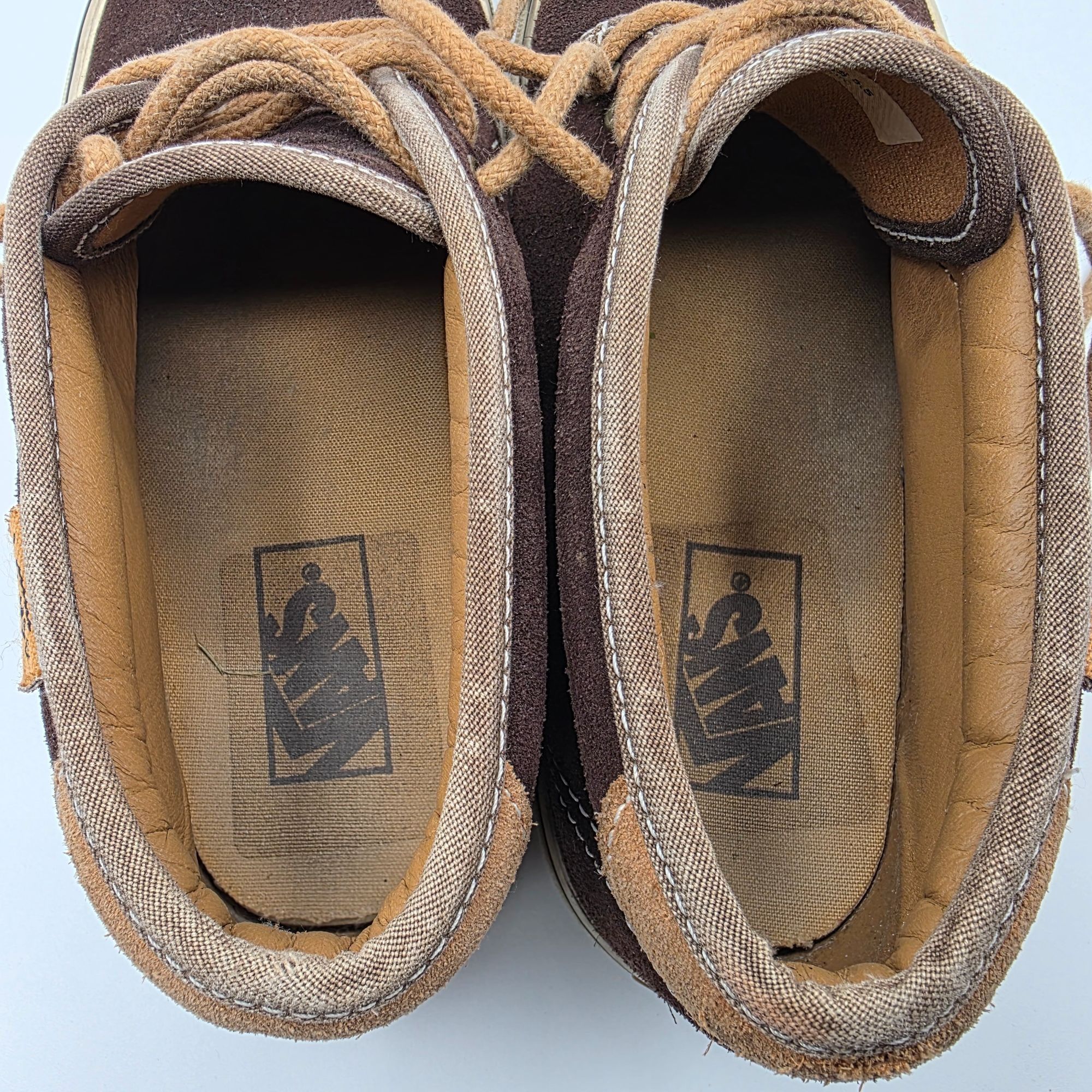 Vans Chukka Boot Womens Size 5.5 Rubber White Brown Sneaker