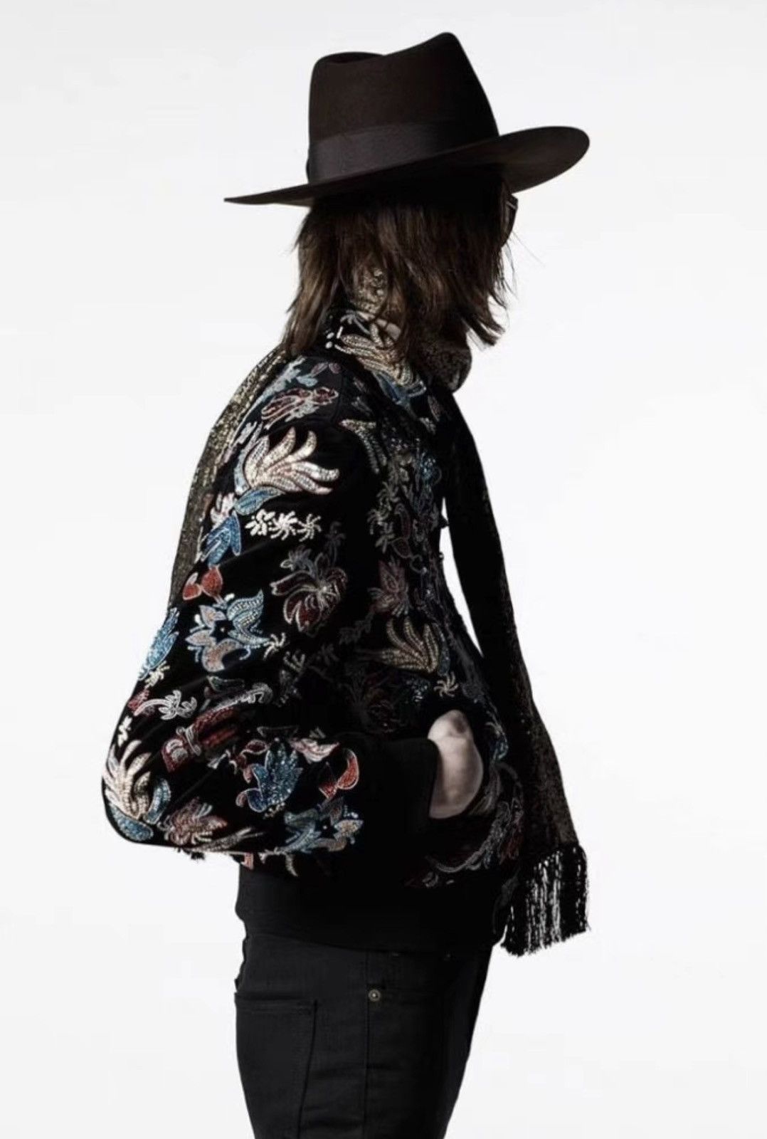 Saint Laurent Paris *RARE* Saint Laurent Paris AW16 Stiched Floral Jacket Size US S / EU 44-46 / 1 - 7 Thumbnail