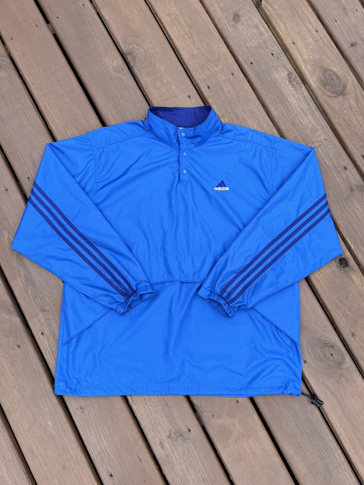 Adidas × Vintage Vintage Adidas Pullover Track Jacket Windbreaker Size US L / EU 52-54 / 3 - 1 Thumbnail