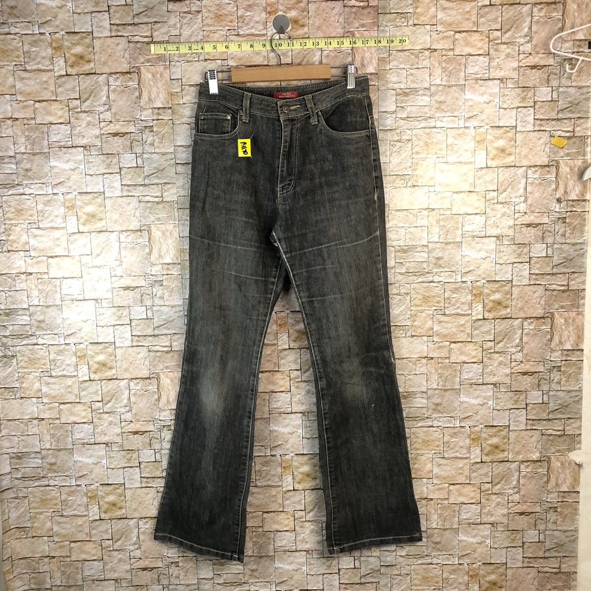 Japanese Brand Facilie Black vintage denim Jeans #A1120 Size 26" / US 2 / IT 38 - 1 Thumbnail