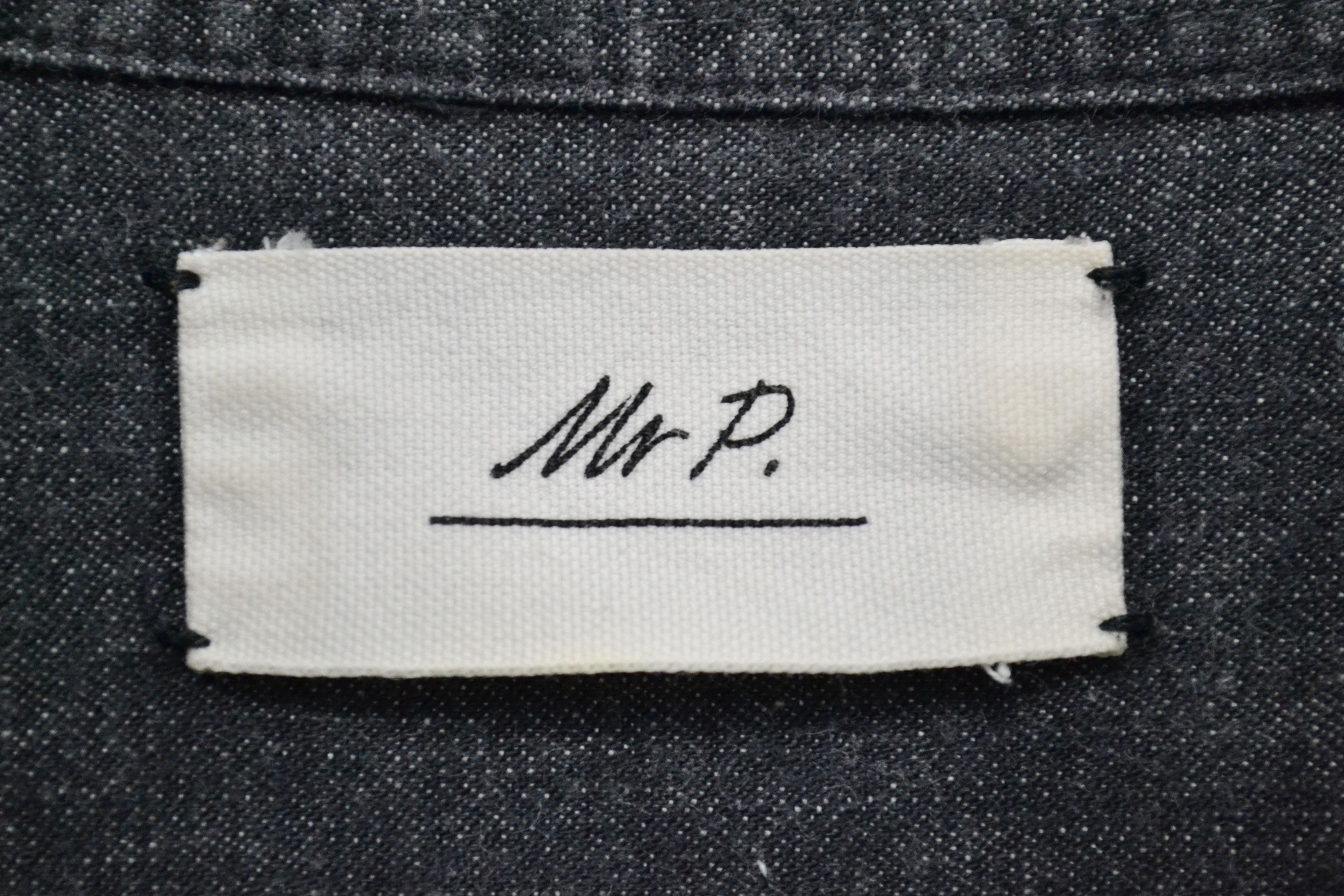Mr P. Porter 100% Cotton Men’s Gray Long Sleeve Shirt