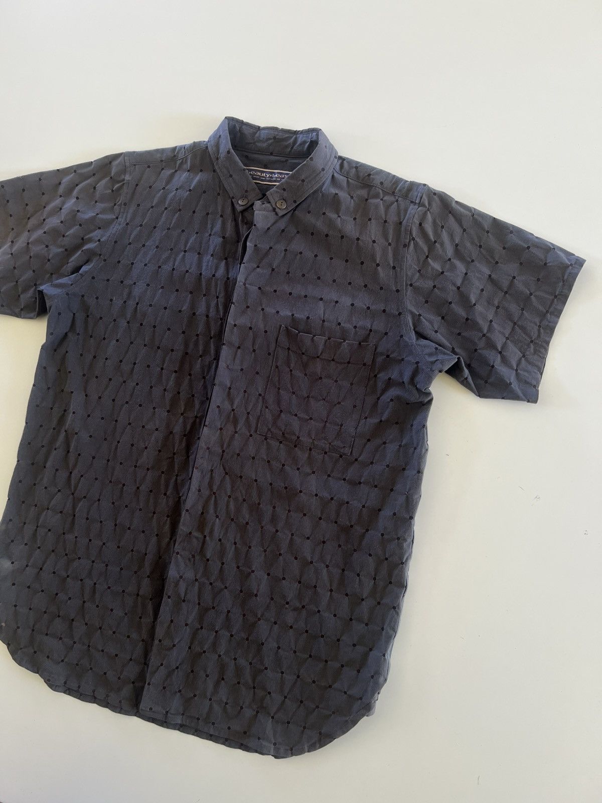 Beauty Beast Beauty Beast Polkadot Shirt Button Ups Size US M / EU 48-50 / 2 - 3 Thumbnail