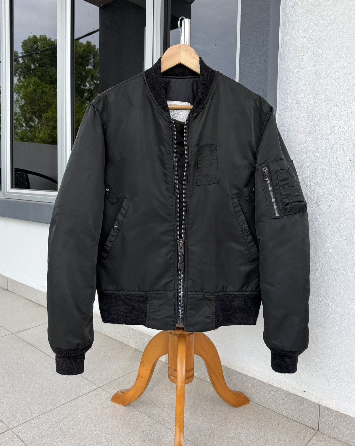 Vintage Vintage SPIEWAK Golden Fleece MA-1 Bomber Jacket USA Size US M / EU 48-50 / 2 - 1 Thumbnail