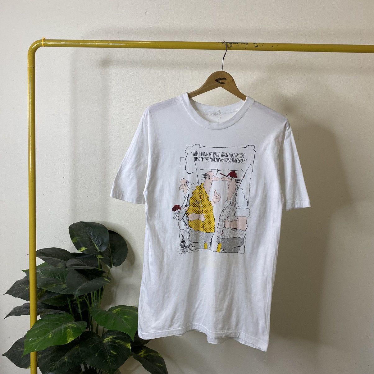Vintage 1990s Parody Funny Humor Streetwear T Shirt Size US M / EU 48-50 / 2 - 1 Thumbnail