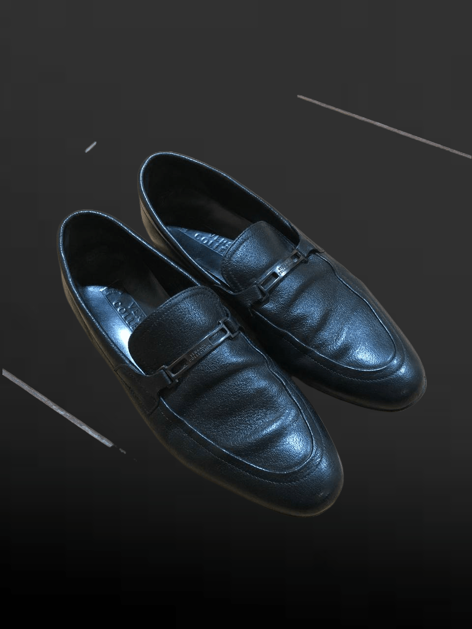 Versace Versace Collection Textured leather loafers Size US 9 / EU 42 - 1 Thumbnail