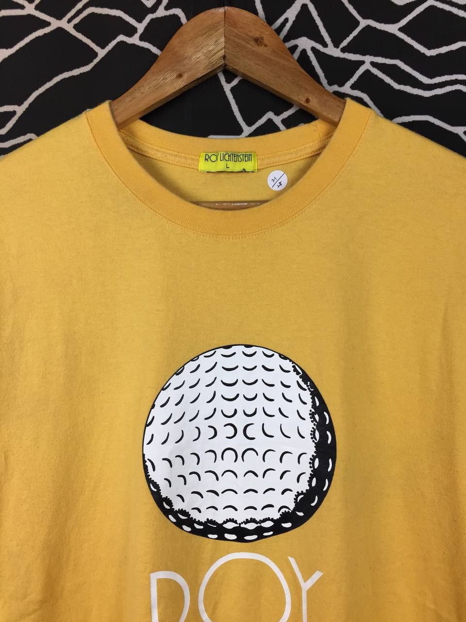 Uniqlo Uniqlo X Roy Lichtenstein Golf Ball Pop Art Tee Size L Size US L / EU 52-54 / 3 - 3 Thumbnail
