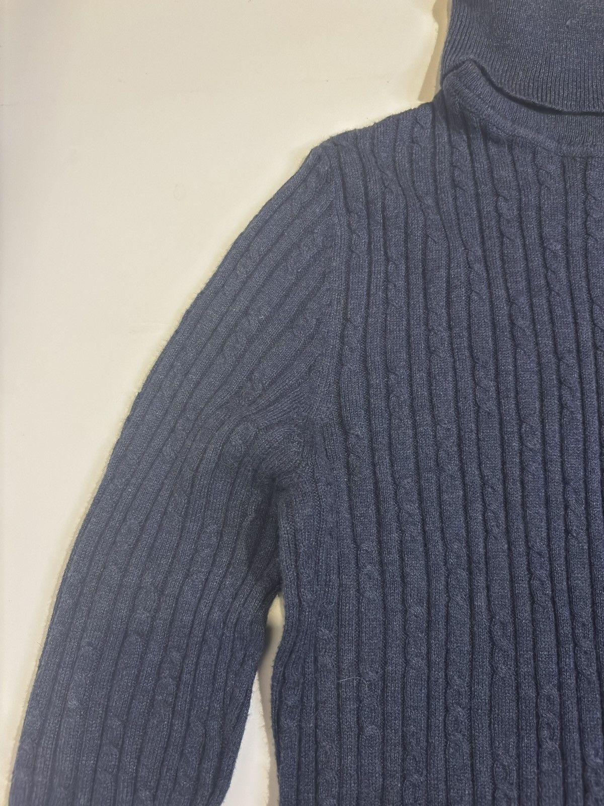 Talbots Women’s navy turtleneck Sweater.ws2104 Size XS / US 0-2 / IT 36-38 - 3 Thumbnail